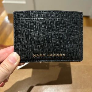 Marc Jacobs Black Textured Card Holder